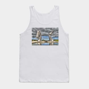 the Kelpies , Helix Park , Grangemouth  654 Tank Top